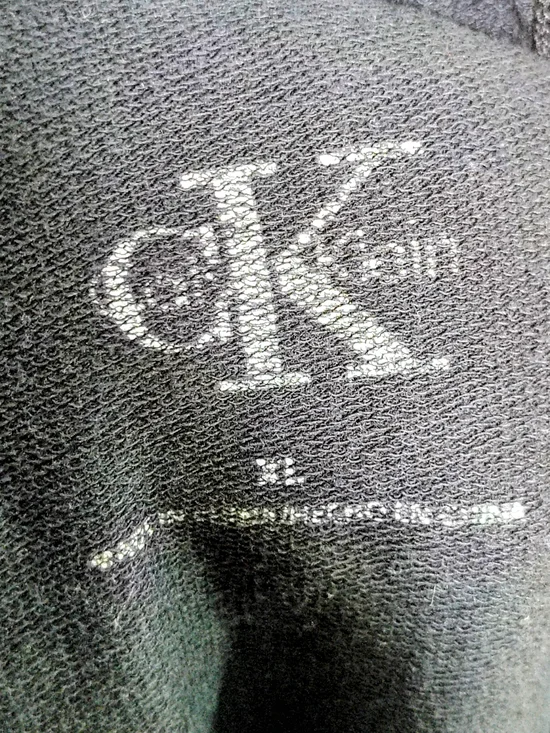 Calvin Klein Black Quarter-Zip Hoodie - XL - Picture 3 of 3
